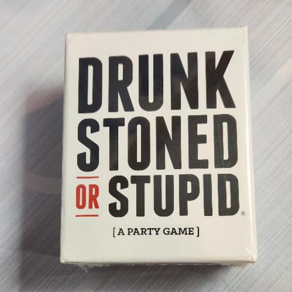 Party Game "Drunk Stoned or Stupid" brand new